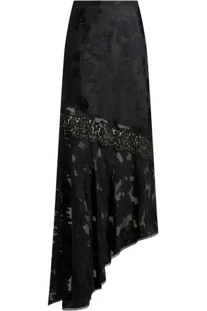 Etro Fil-coupé chiffon maxi skirt