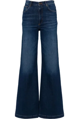 Twin-Set Logo-engraved buttons jeans