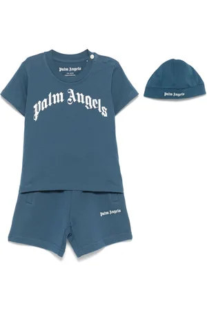 Palm Angels Logo-print short set