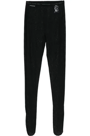 Marine Serre Moon Diamant mesh tights