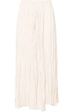 FORTE FORTE Crinkled midi skirt