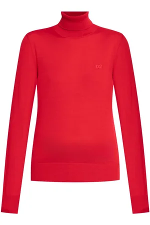 Dsquared2 Embroidered-logo wool jumper