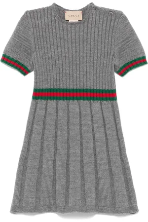 Gucci Web-detail wool dress