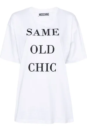 Moschino Logo-embroidered T-shirt