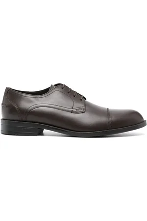 HUGO BOSS Logo-deed derby shoes