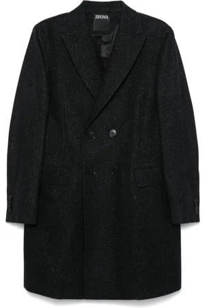 Ermenegildo Zegna Speckle texture coat