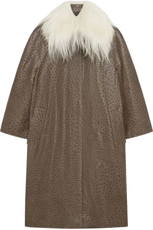 16Arlington Beach leather coat