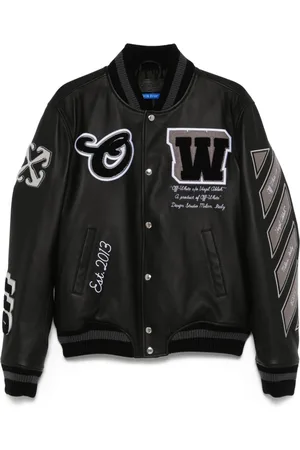 OFF-WHITE Full Leather bomber jacket