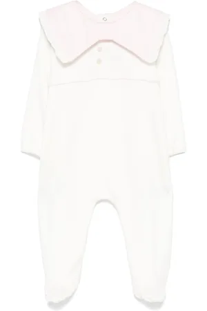 LA STUPENDERIA Frilled-collar pajamas