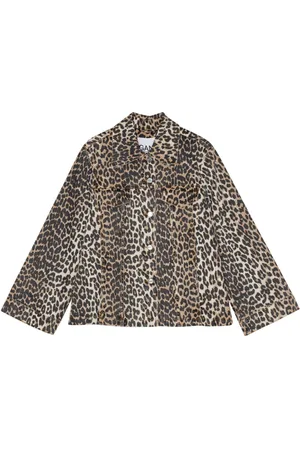 Ganni Animal-print jacket