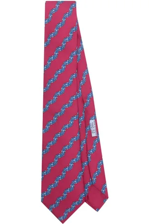 Hermès 1990s graphic-print tie