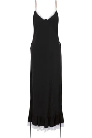 Moschino Lace-trim maxi dress