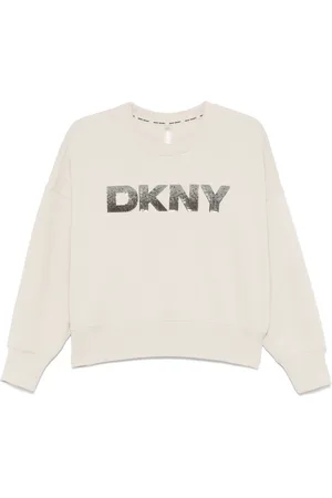 DKNY Sequinned-logo sweatshirt