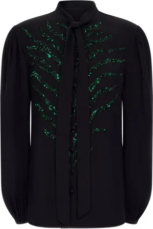 Roberto Cavalli Sequin-embellished blouse