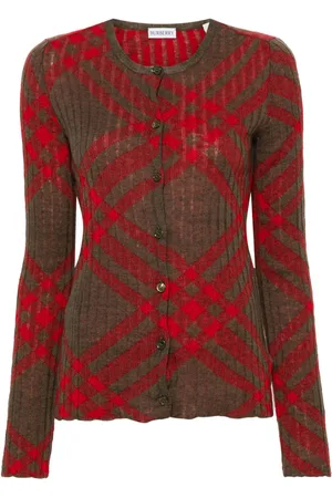 Burberry Checked cardigan
