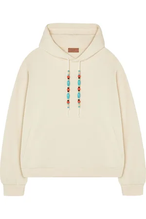 Alanui French Terry drawstring hoodie