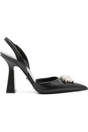 VERSACE 105mm La Medusa slingback pumps