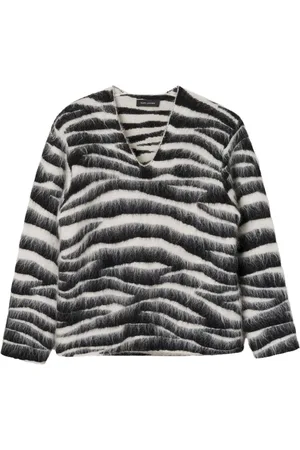Marc Jacobs Brushed zebra-intarsia jumper