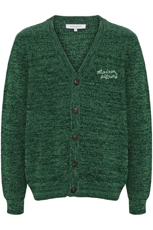 Maison Kitsuné Handwriting comfort cardigan