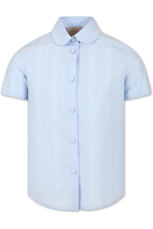 Gucci Logo-jacquard poplin shirt