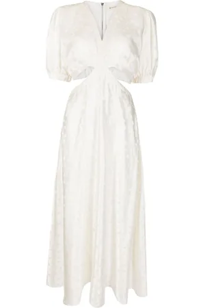Lethicia Bronstein Betina polka-dot jacquard dress