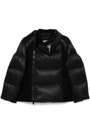 SACAI Wool-panels puffer jacket