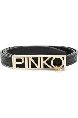 Pinko Logo-buckle belt