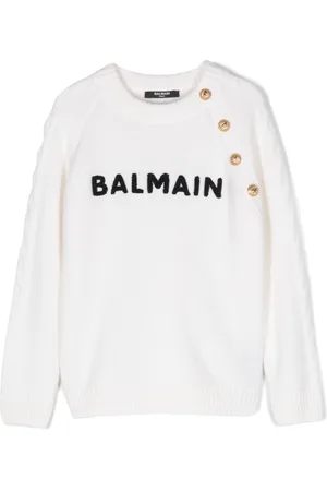 Balmain Logo-embroidered sweater