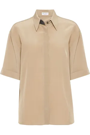 Brunello Cucinelli Crêpe de chine shirt