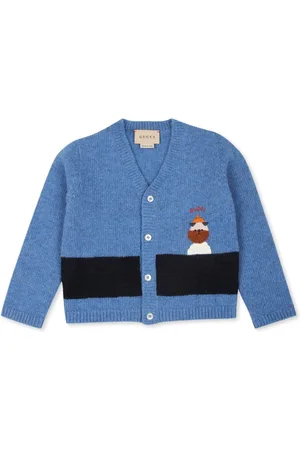 Gucci Embroidered wool cardigan