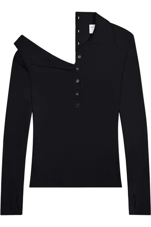 Courrèges Multi-button polo sweater