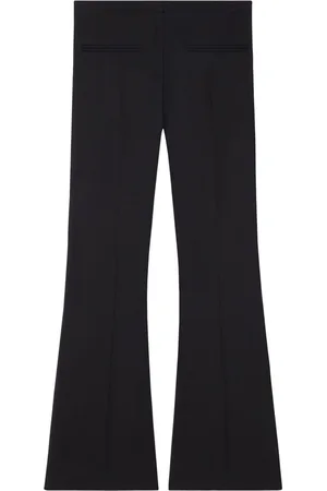 Courrèges Wool blend flared mid-rise pants