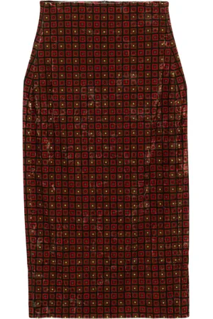 PIERRE-LOUIS MASCIA Ranat midi skirt