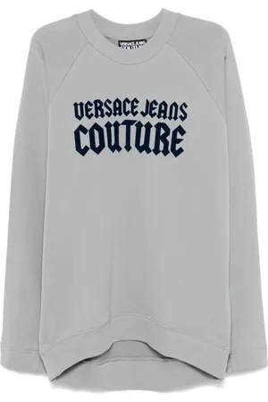 VERSACE Flocked-logo sweatshirt