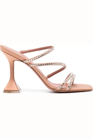 Amina Muaddi 100mm Naima crystal-embellished sandals