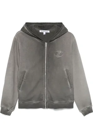 JORDAN LUCA Absorber zip-up hoodie