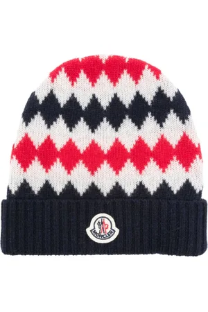 Moncler Logo patch beanie