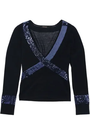 VERSACE 1990s sequined jumper