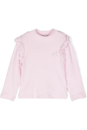 MONNALISA Rhinestone-logo sweater