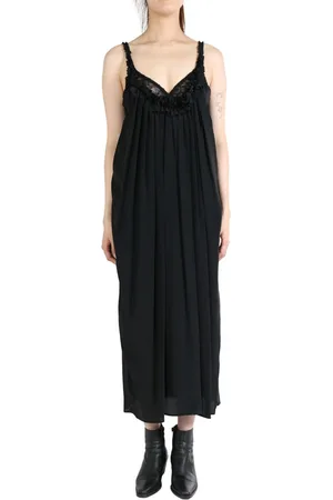 Simone Rocha Lace-up satin dress