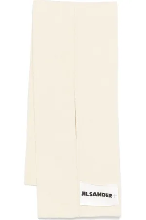 Jil Sander Logo-patch scarf