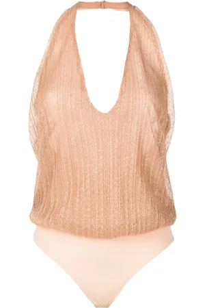 Lethicia Bronstein Mariah pleated bodysuit