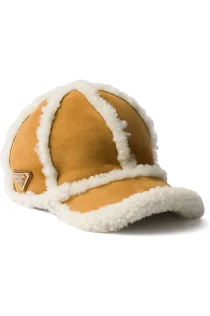 Prada Shearling baseball cap