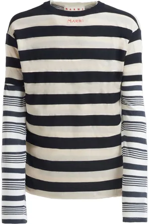 Marni Striped layered sweatshirt
