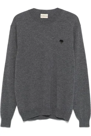 Mordecai Intarsia-logo sweater