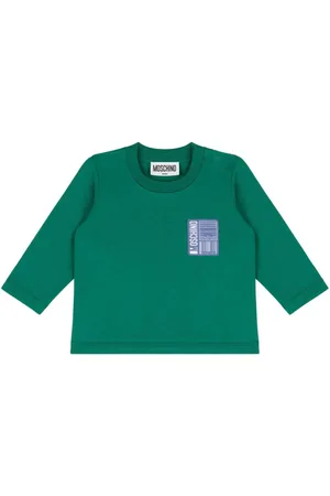 Moschino Logo-appliqué cotton sweatshirt