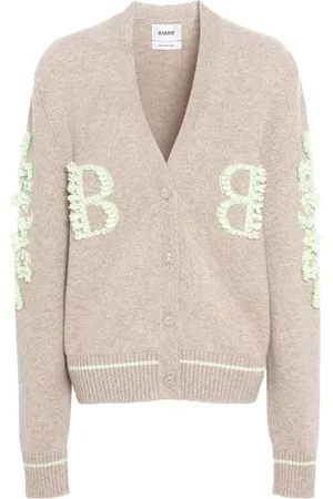 Barrie B-logo cashmere cardigan