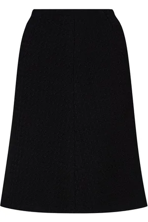 Oscar de la Renta Wool tweed skirt
