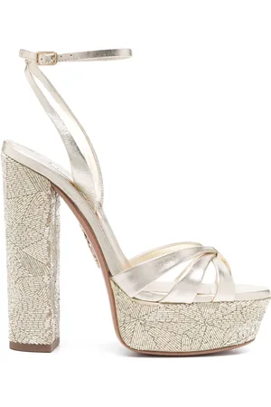 Aquazzura 150mm beaded sandals