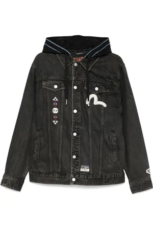 Evisu Patchwork denim jacket